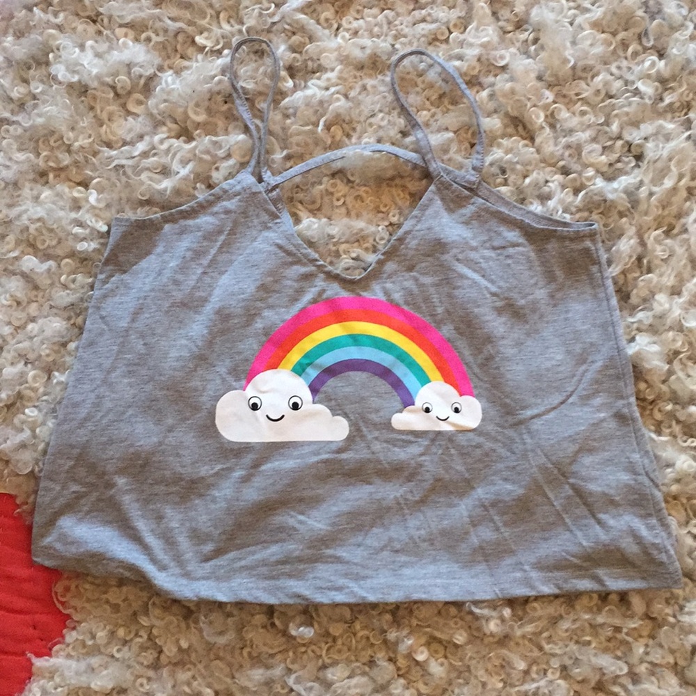 🌈Adorable rainbow tank